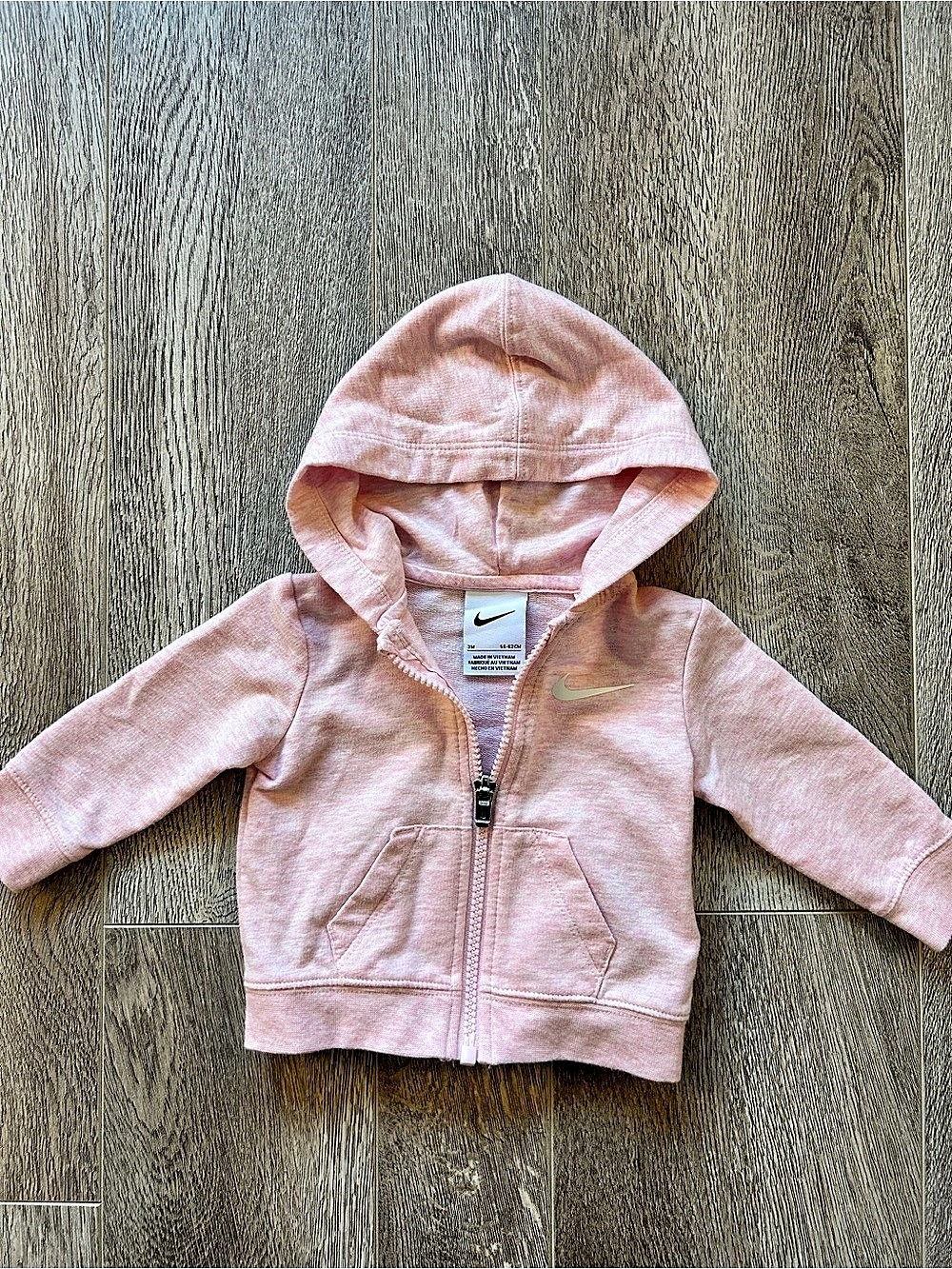 Nike Baby 3M Pink Full-Zip Hooded sweater Like New